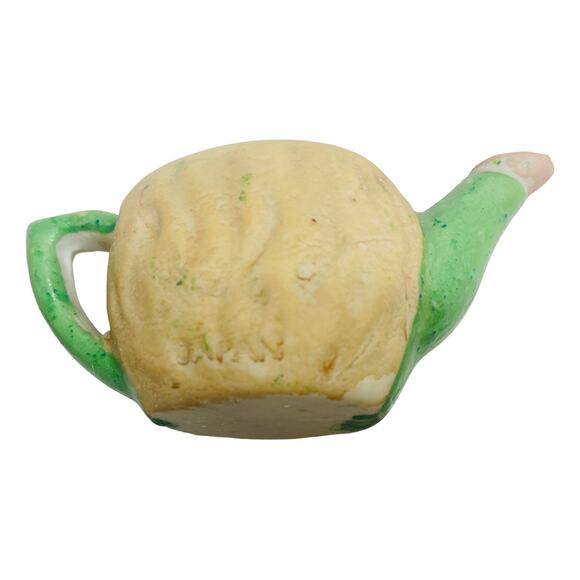 3 Pc Set 1920's Japan Kewpie Doll Face Child's Miniature Tea Pot Cup Creamer - Picture 4 of 14